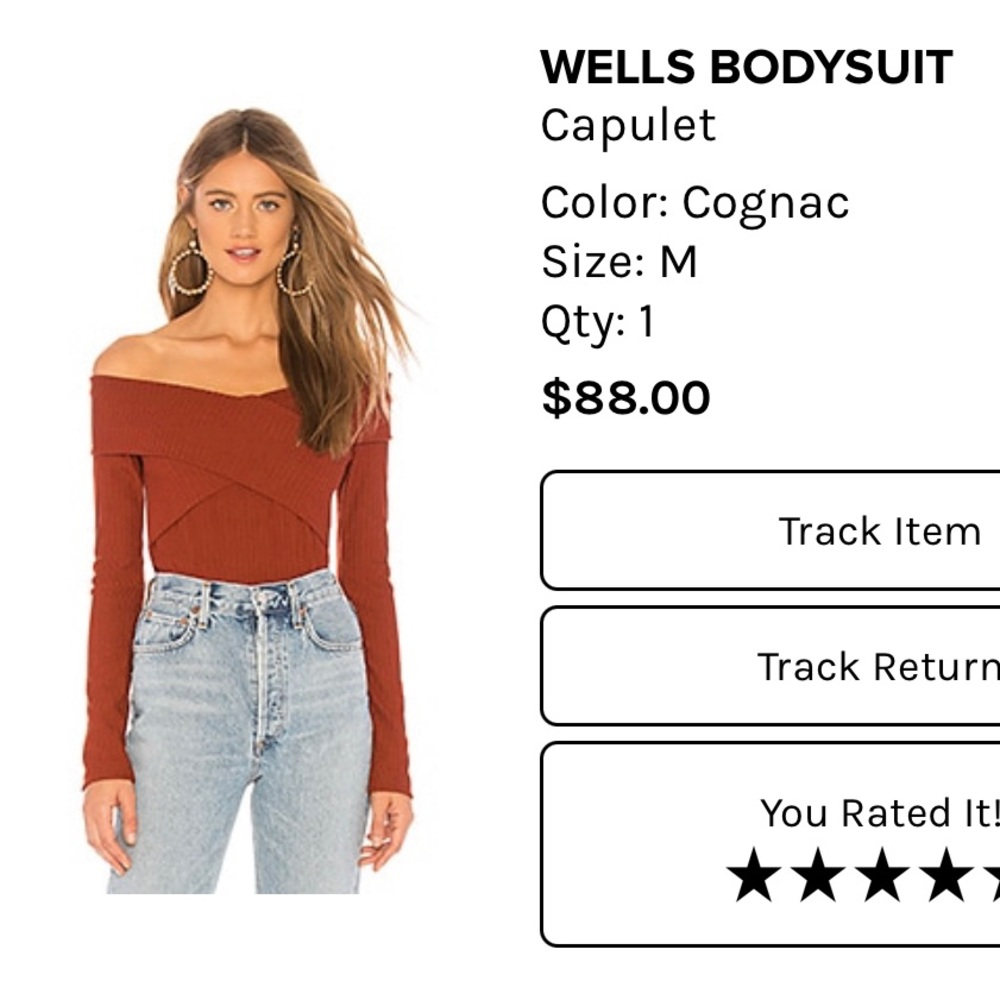 Revolve X Wells Bodysuit *perfect condition*